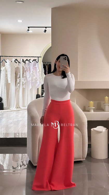 PANTALÓN CLÁSICO CORAL