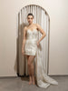VESTIDO BORDADO SOBRE FALDA